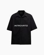 BLACK INTROVRTD SHIRT